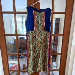 Unique Tunic Top/Dress Cultural Tassel Large